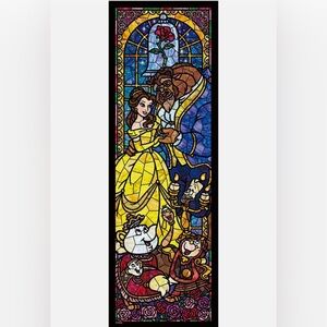 456pcs Jigsaw Puzzle Disney Beauty & the Beast Stained Glass Art Pieces Japan
